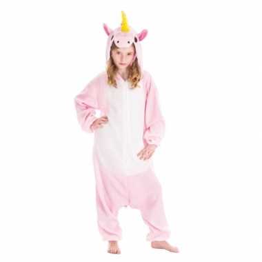 Dierenpak eenhoorn pinky onesie carnavalskleding voor kinderen