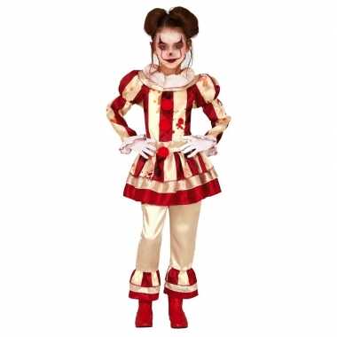 Horror clown candy carnavalskleding voor meisjes