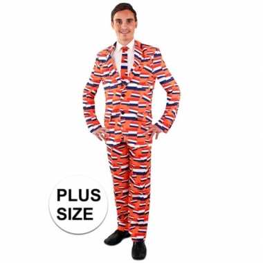 Koningsdag carnavalskleding vlag nederland pak voor heren ...