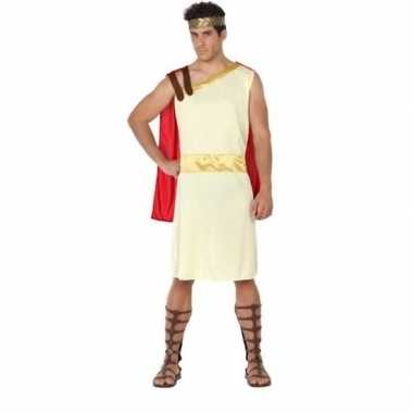 Romeinse/griekse heer agis carnavalskleding voor heren