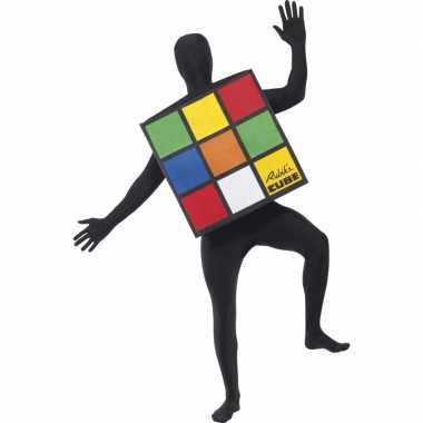 Rubiks kubus carnavalskleding volwassenen