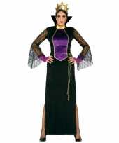 Carnavalskleding luxe heksen jurk voor dames