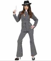 Gangster carnavalskleding voor dames