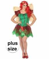 Grote maten toverfee elfen jurk carnavalskleding voor dames