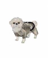 Honden zebra carnavalskleding