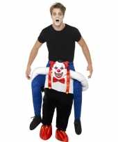 Instapcarnavalskleding enge horror clown voor volwassenen
