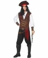 Piraat lewis pak carnavalskleding voor volwassenen