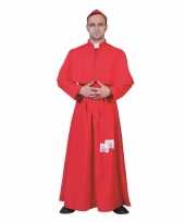 Rood carnavalskleding kardinaal