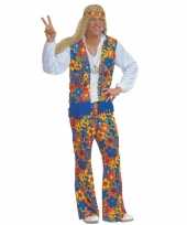 Sixties carnavalskleding met peace tekens